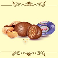 تصویر  شکلات تخم مرغی 195 گرمی