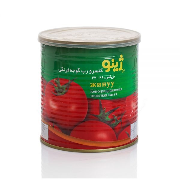 تصویر  رب گوجه فرنگی 800 گرمی روژین و ژینو