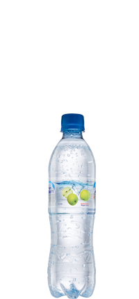 تصویر  آب گازدار با طعم سیب