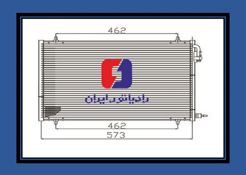 تصویر  کندانسور پژو 206