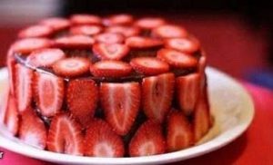 تصویر  پودر ژله با طعم توت فرنگی