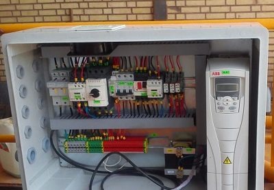 تصویر  تابلو برق جرثقیل