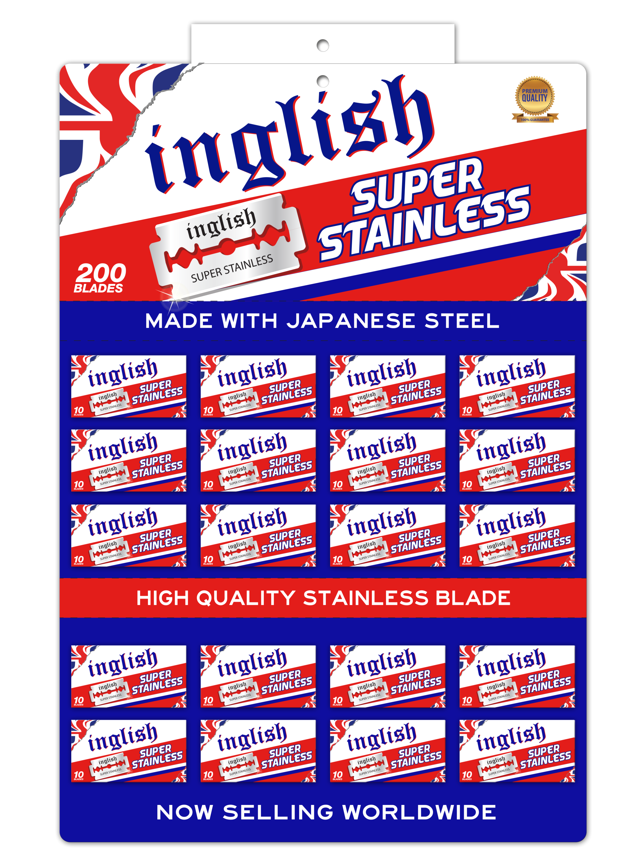 تصویر  تیغ سوپراستیلنس اینگلیش حرفه ای کارتی