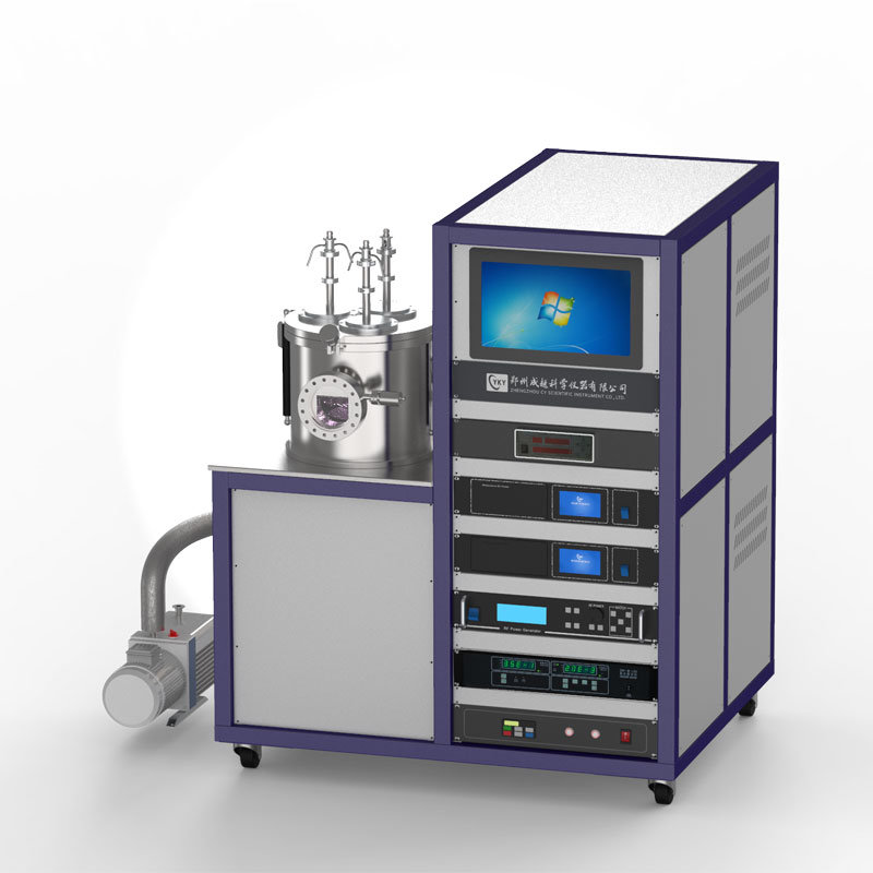 تصویر  High Cost Performance Three Targets Magnetron Sputtering Coater (500W DC&500W RF)