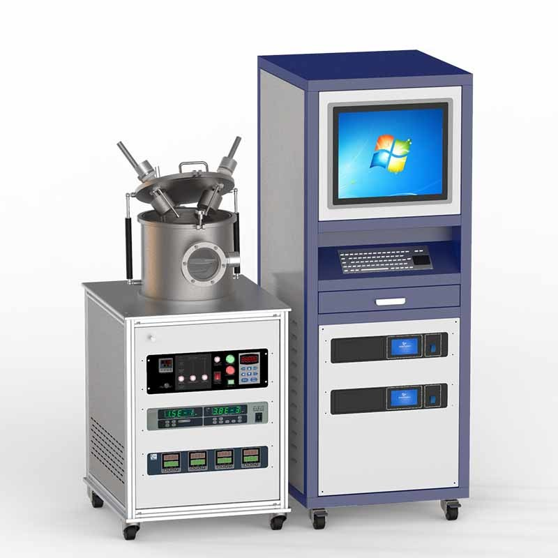 تصویر  Two-Channel Mass Flowmeter Dual Target Magnetron Sputtering Coating Equipment