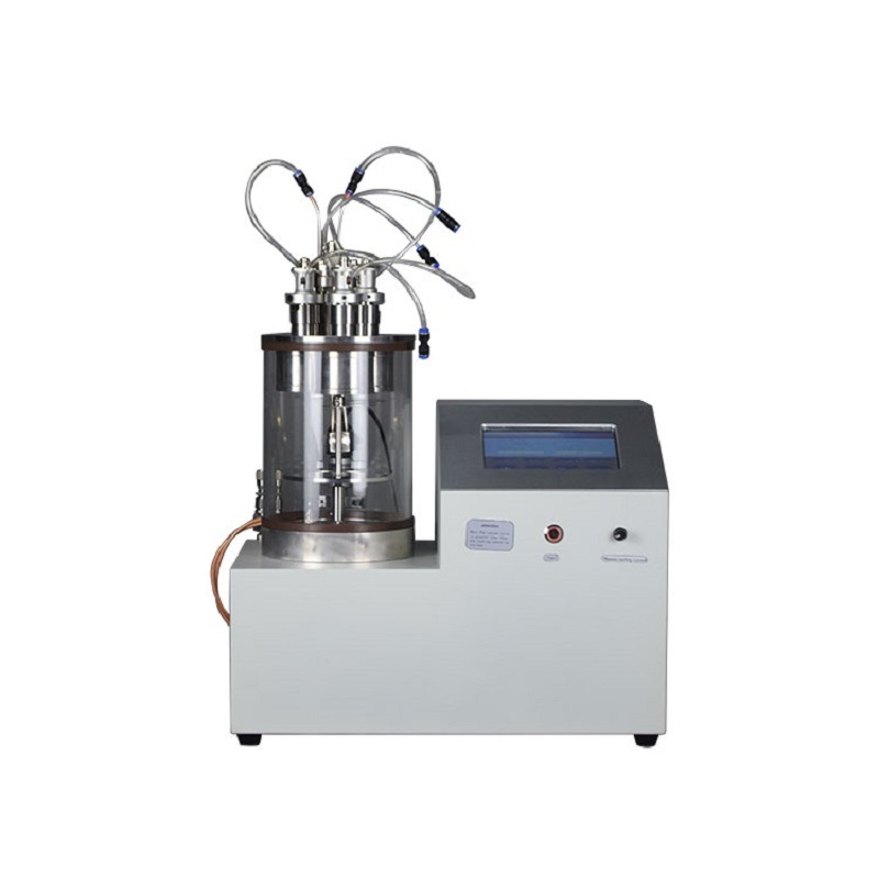 تصویر  Compact Three-Head Rotary Plasma Sputtering Coater with Vacuum Pump for Gold, Silver and Copper Coating