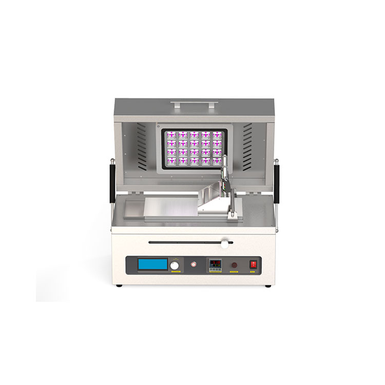 Picture of CE certified 200C drying small heating coating machine with adjust film applicator