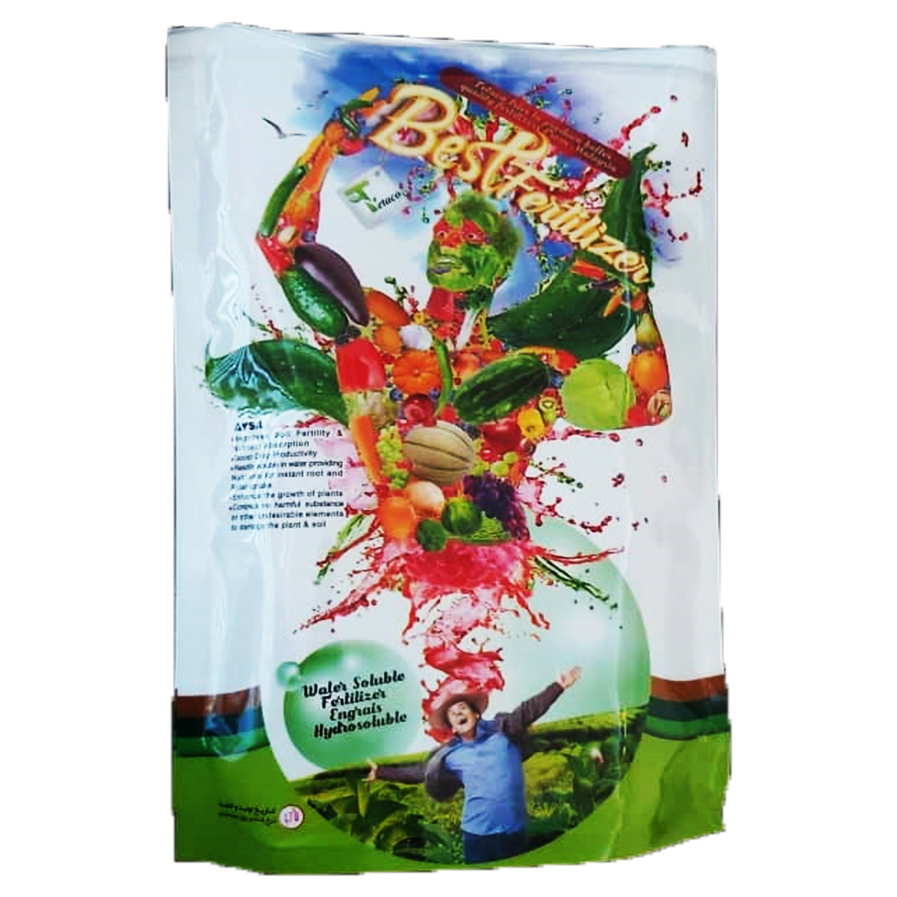 تصویر  کود نیترات کلسیم تتاکو AYSA وزن یک کیلوگرم