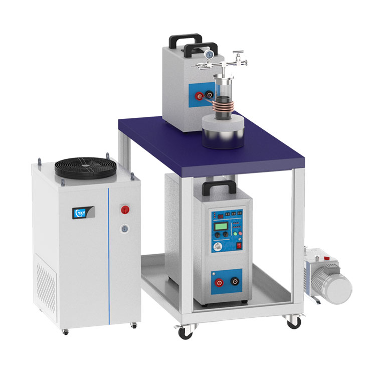 تصویر  2-25kw Laboratory Vacuum Induction Melting Furnace for The Development of New Metal Materials