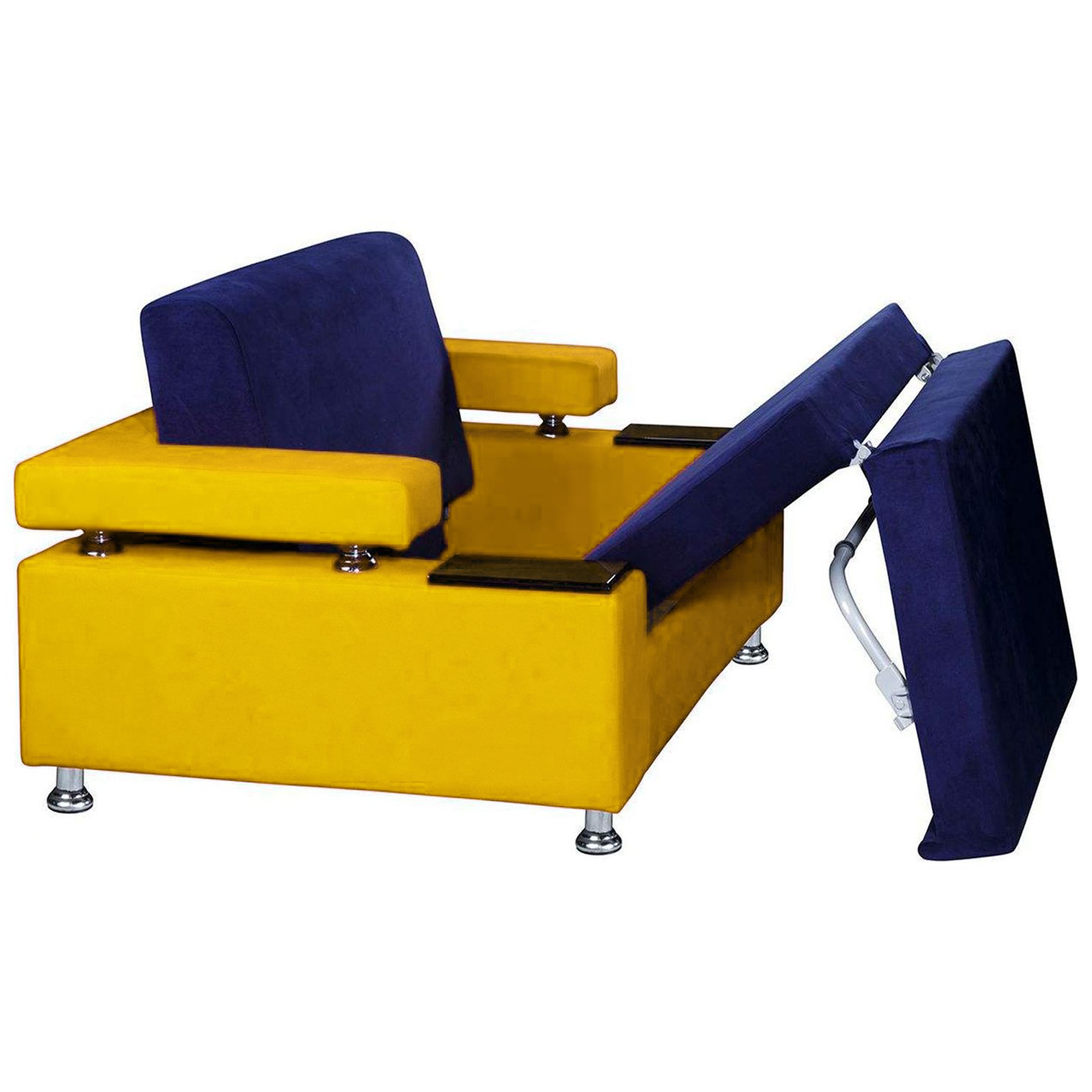 تصویر  مبل تختخوابشو یک‌نفرۀ «دیاکو» | مدل «هادِس» | Diako's single sofa bed, Model: Hades