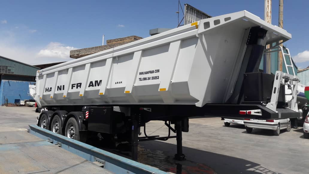 تصویر  تریلر کمپرسی سه محور