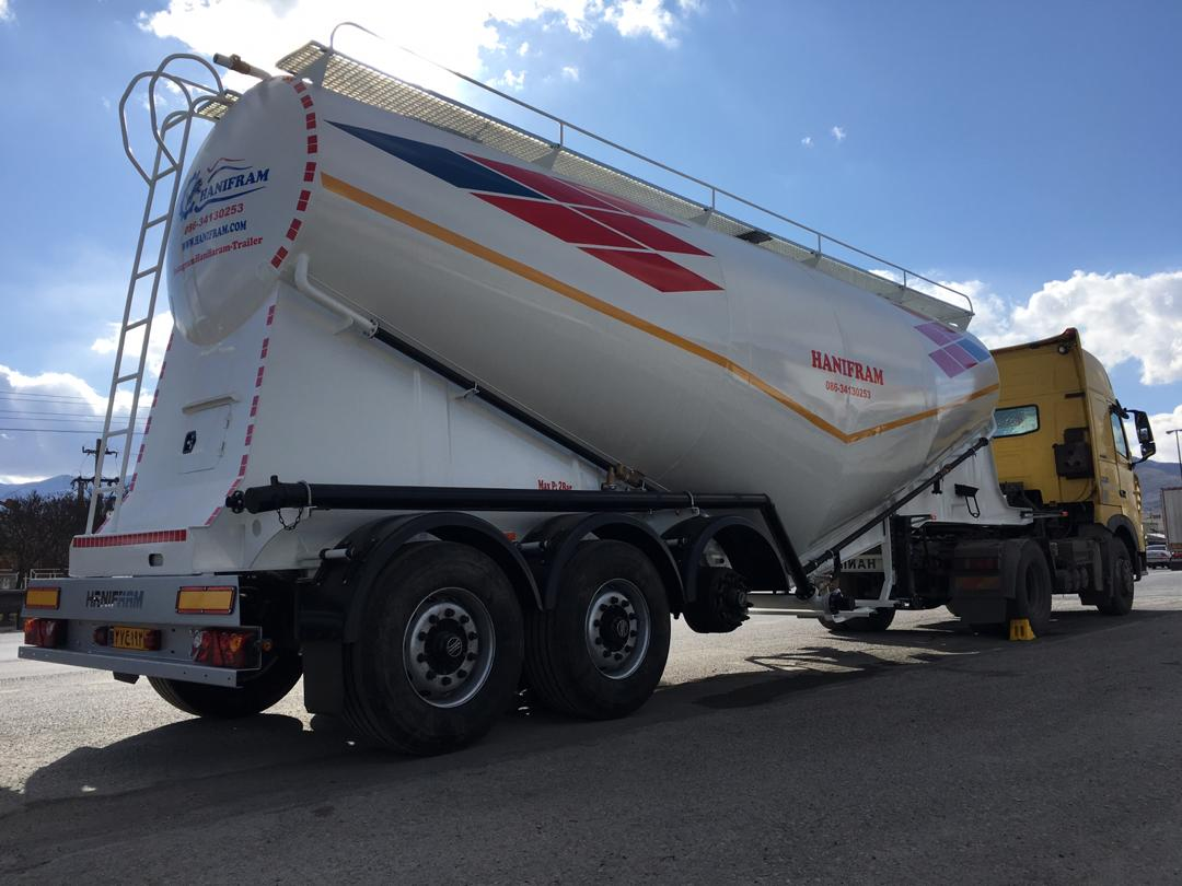 تصویر  تریلر بونکر سه محور