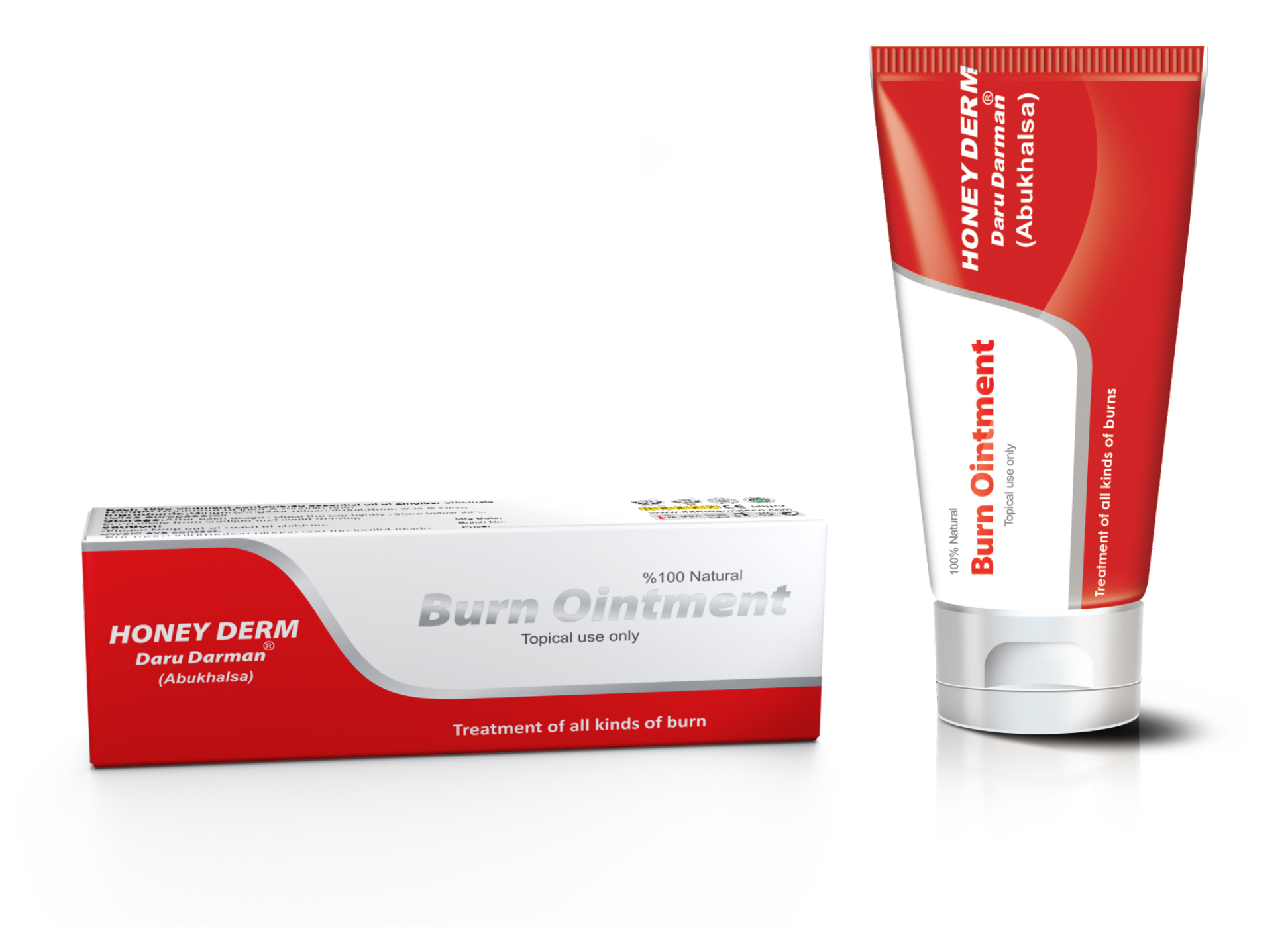 تصویر  پماد سوختگی دارو درمان سلفچگان برند هانی درم 50 گرم