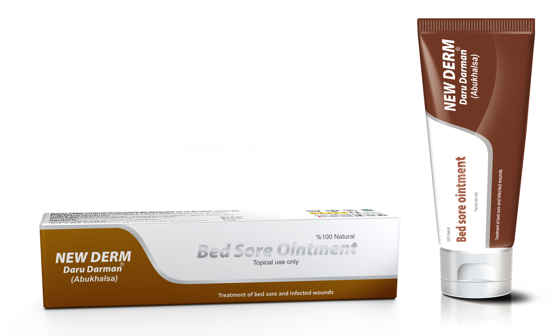 تصویر  پماد زخم بستر دارو درمان سلفچگان نیودرم (قروح) 100 گرم