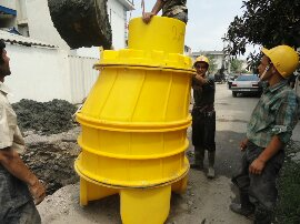 تصویر  منهول پلی اتیلن