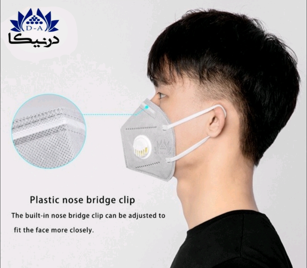 تصویر  ماسک KN95 سوپاپ دار پنج لایه
