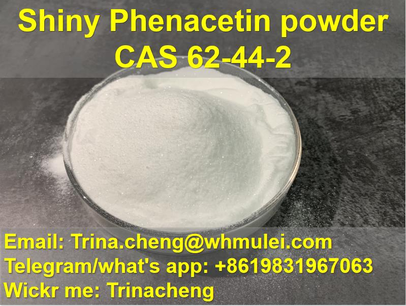 Picture of China phenacetin supplier supply directly high purity phenacetin shining crystal powder for pain relifer