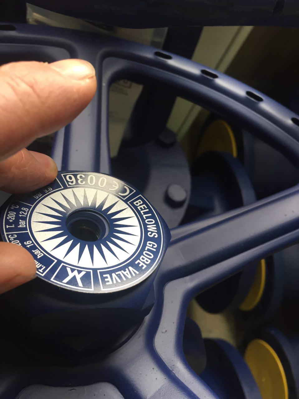 تصویر  شیر فلکه آکاردئونی ( بیلوزدار ) - سری 61 میوال Mival ایتالیا