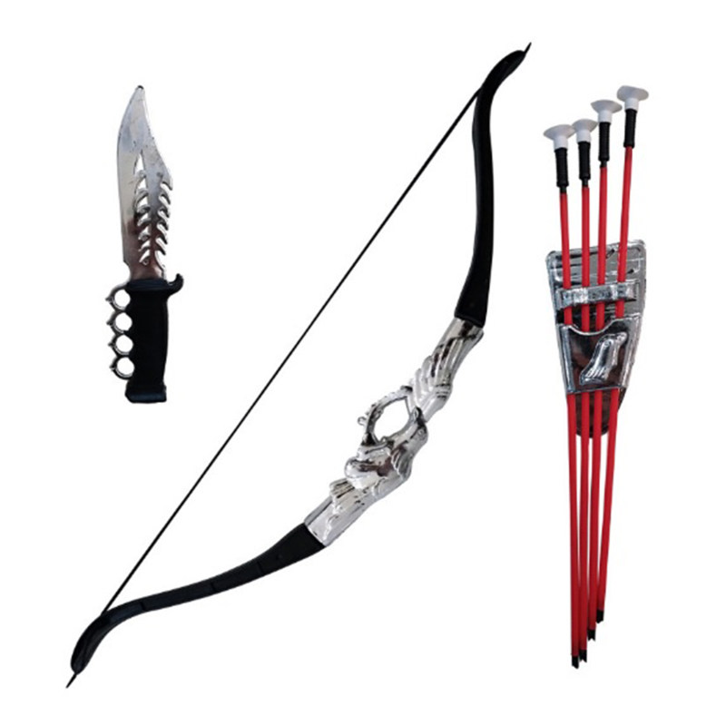 تصویر  تیر و کمان اسباب بازی مدل خنجر دار مجموعه7 عددی