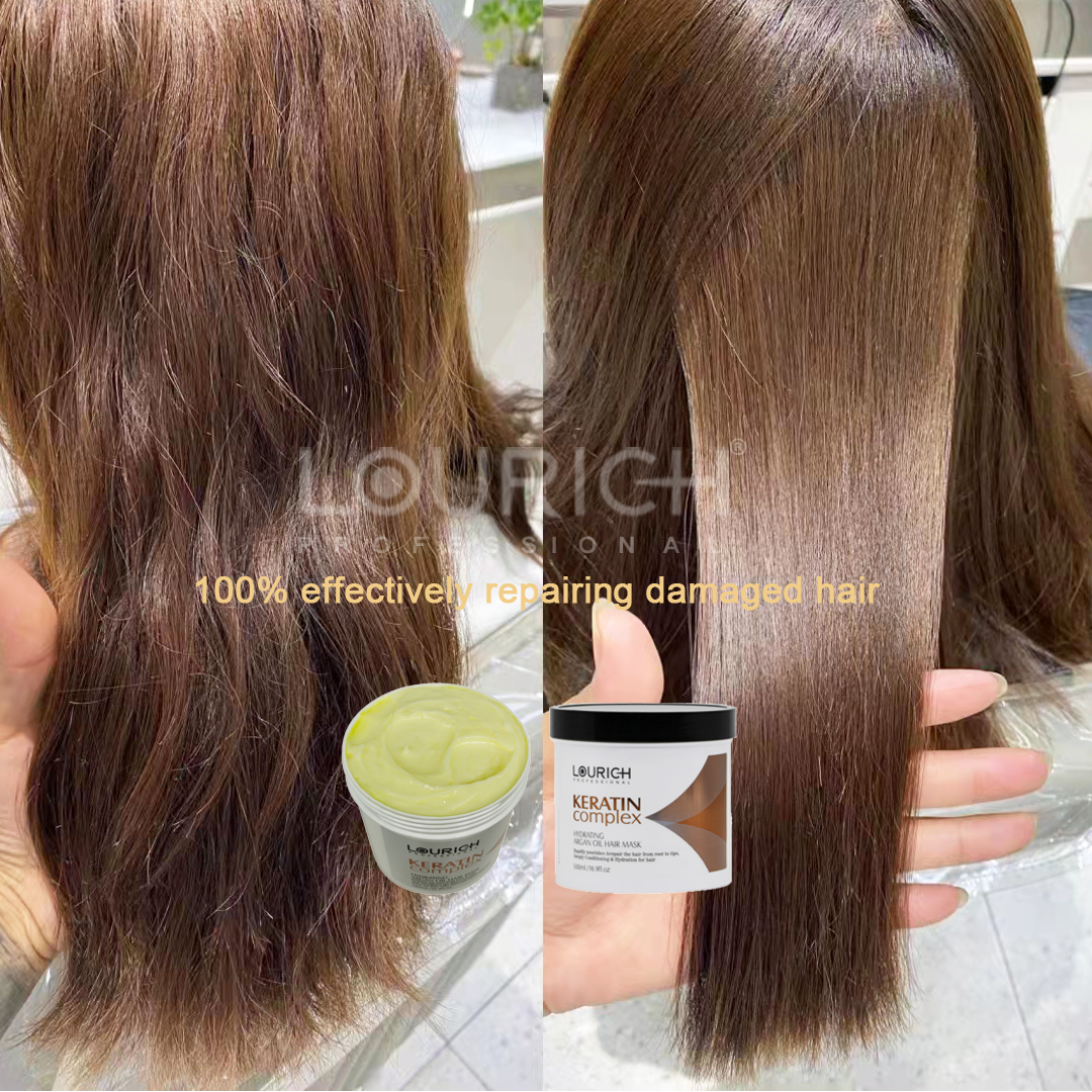 Picture of LOURICH keratin complex damaged repairing hair mask 500ml