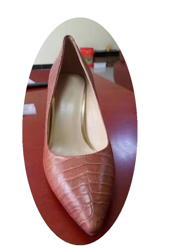 Picture of High Heels Women's Leather 2022 New Shallow Mouth Pointed Toe Stiletto Crocodile Pattern European Goods Temperament Banquet Single Shoes