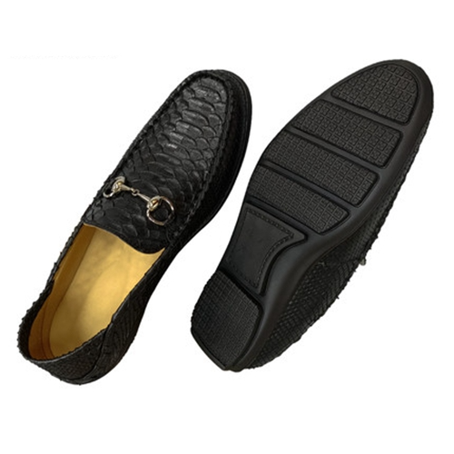 Picture of Imported Genuine Leather Python Leather Sleeve Toe Shoes Casual Slip-On Men's Breathable Shoes