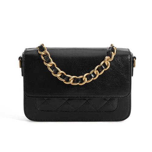 Picture of Leather hand-held chain small square bag women's summer high-end shoulder messenger bag