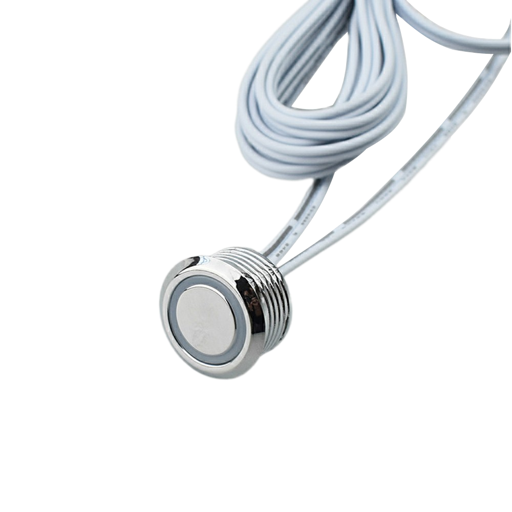 تصویر  Dc12v 60w Mini Touch Dimmer Sensor Switch 12 Volt Small Indoor Recessed Blue Indicate Led For Led Cabinet Lights Bathroom Home