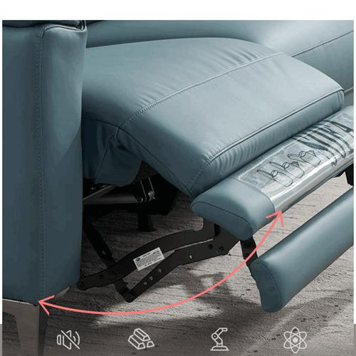 تصویر  مبل پارچه ای کاربردی جدید مدرن مینیمالیستی کاناپه سه نفره سازگار با پوست