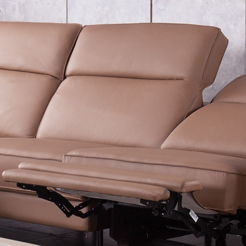 تصویر  أریکة جلدیة إیطالیة ، کبسولة ، وظیفة کهربائیة ، غرفة المعیشة ، مجموعة رکنیة بسیطة ، أریکة جلدیة