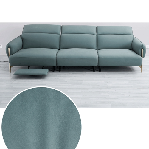 Picture of Modern Minimalist Leather Lift-Type Multifunctional Sofa Three Living Room Furniture Day-Bed Sofa Combination