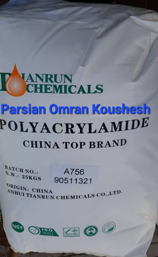 تصویر  واردات و فروش فلوکولانت (پلی آکریل آمید ) آنیونی تیانران TIANRUN A756 چین
