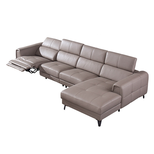 Picture of Italian Leather Sofa Multifunctional Electric Corner Sofa Electric Space Capsule Living Room Sofa Combination
