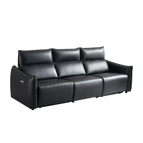 Picture of New Modern Simple Black Functional Sofa Double Motor Headrest Seat Comfortable Adjustable Sofa Combination
