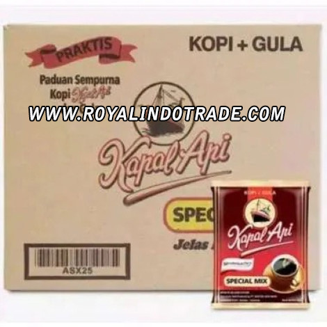 تصویر  Kapal Api Coffee & Sugar Special Mix 1 box of 120 pcs