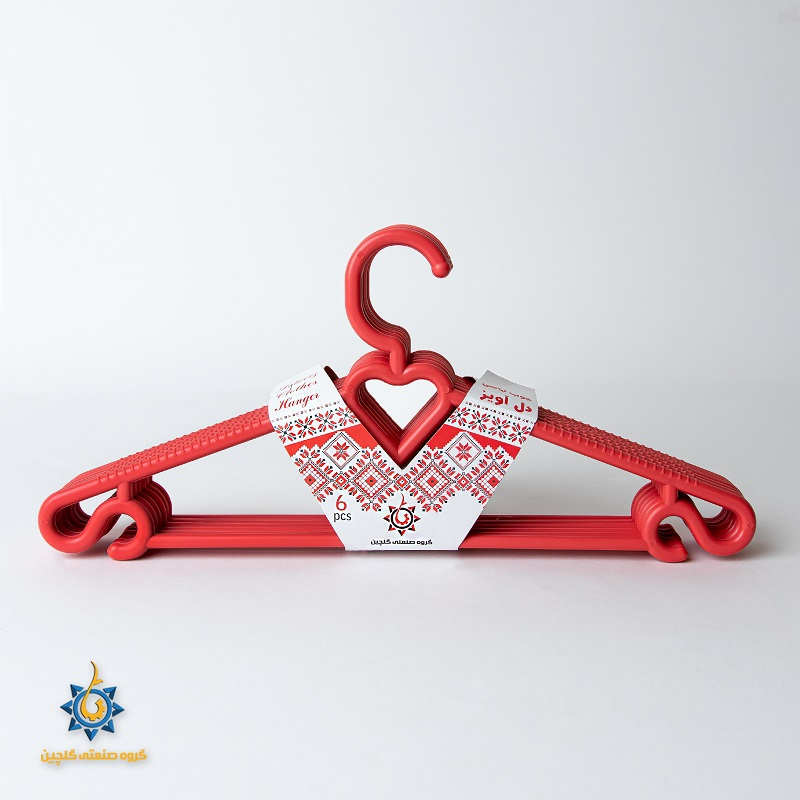 تصویر  چوب لباسی دل آویز گلچین