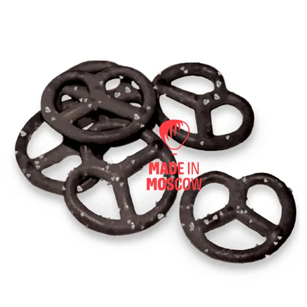 Picture of "Bitcom" Black Pretzel with sea salt, 130 g