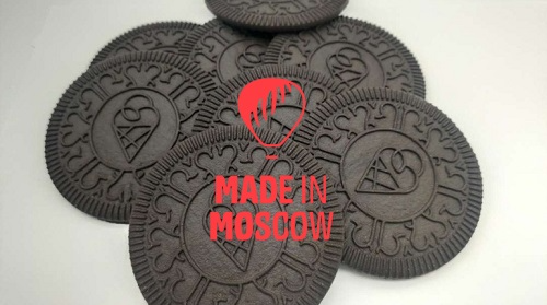 Picture of Black cocoa Biscuits (circle 10008 ТС01)