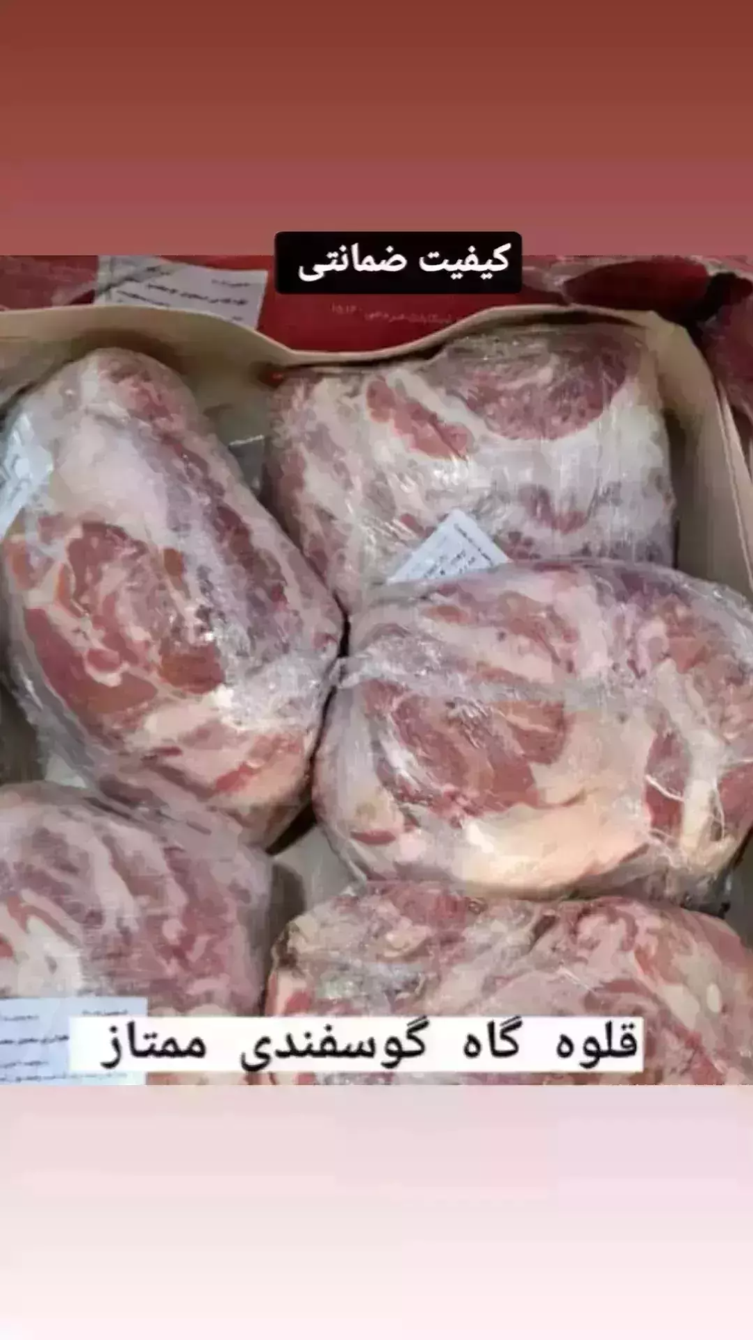 تصویر  ران و دست گوساله