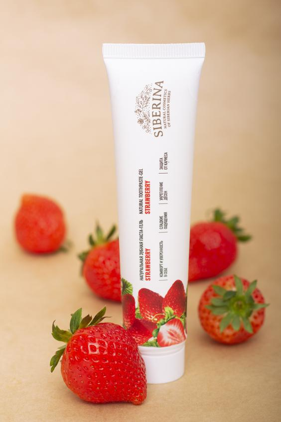 Picture of Toothpaste-Gel "Strawberry", SIBERINA