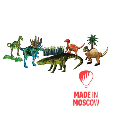 Picture of 3D wooden construction set "SKLADNO", KUVYRCOM