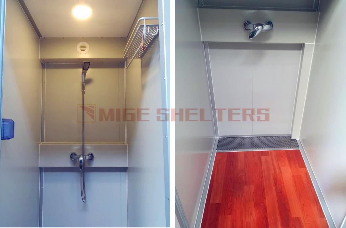 تصویر  کانتینر سرویس بهداشتی/دوش/دستشویی سیار