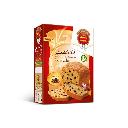 تصویر  پودر کیک کشمشی