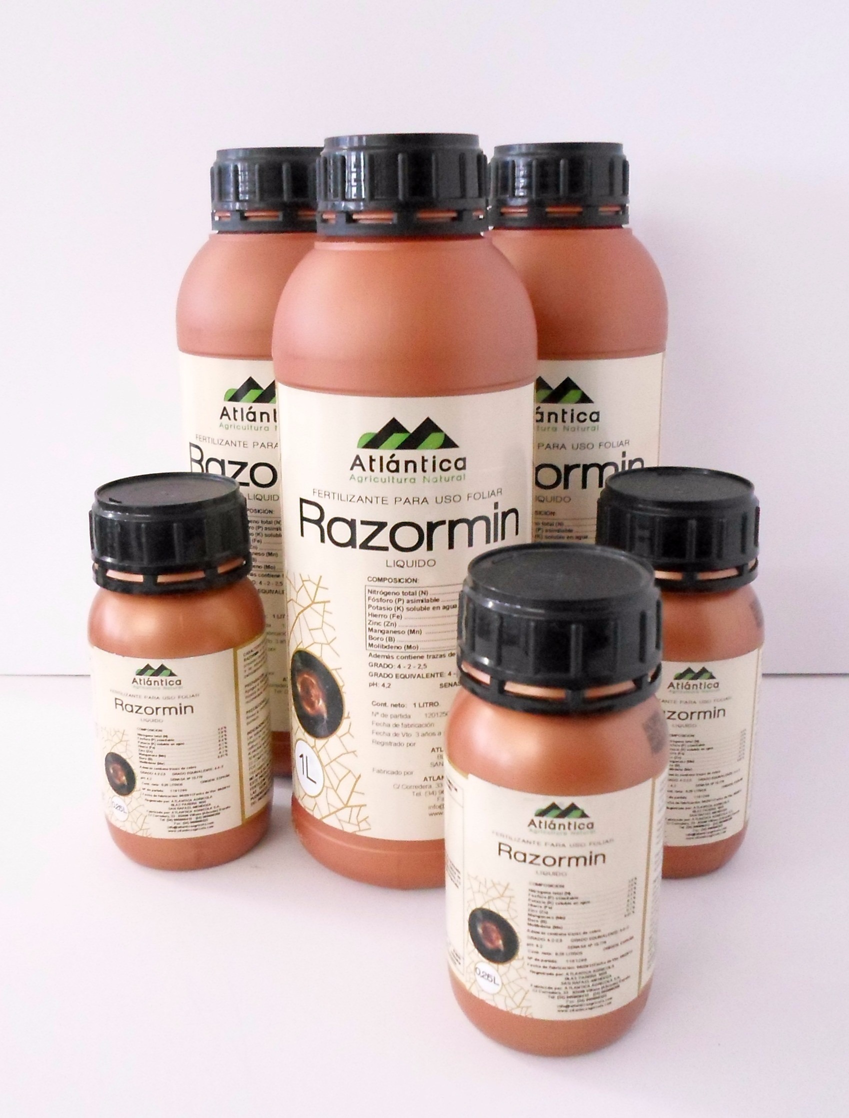 تصویر  کود رازورمین شرکت آتلانتیکا اسپانیا