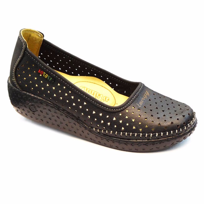 تصویر  کفش زنانه طبی چرمی انرژی