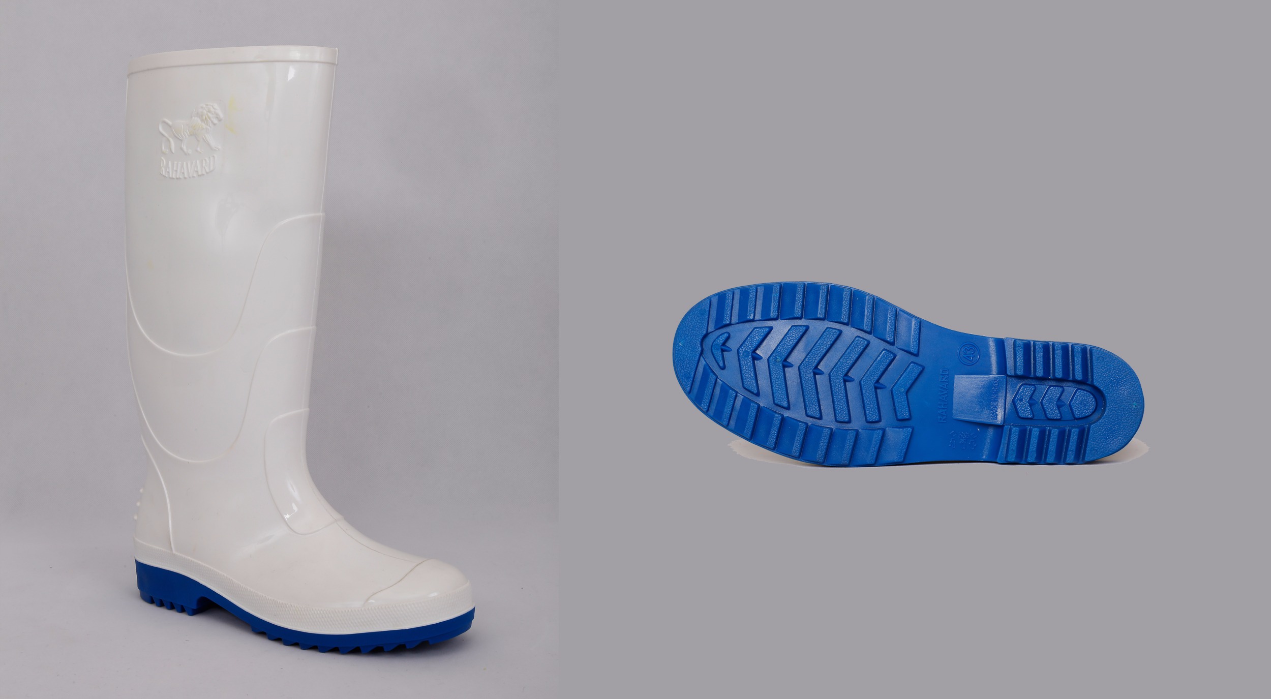 تصویر  چکمه مردانه و زنانه سفید