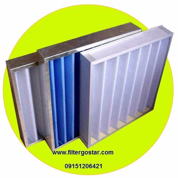 تصویر  فیلتر کیسه ای هواساز بیمارستان