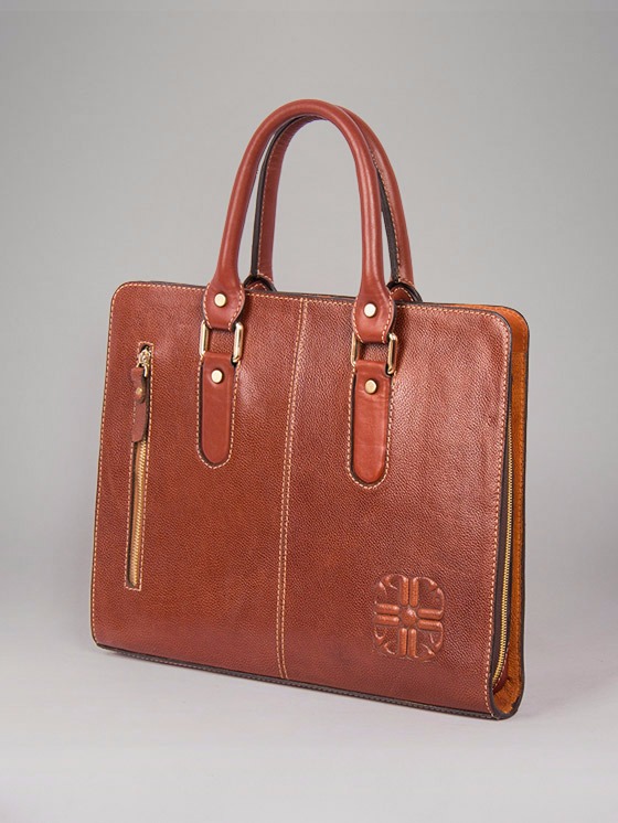 تصویر  کیف دستی چرمی مردانه B8022