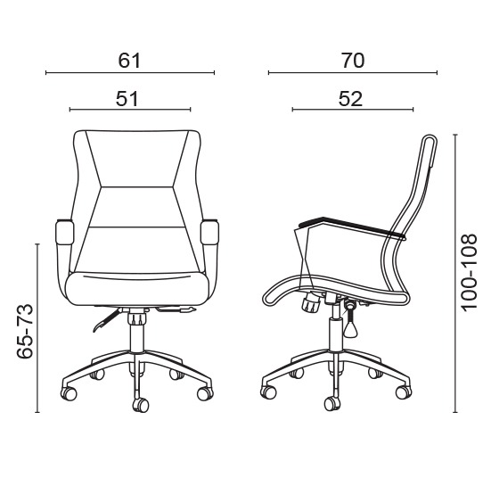 تصویر  صندلی مدیریتی کد 7360