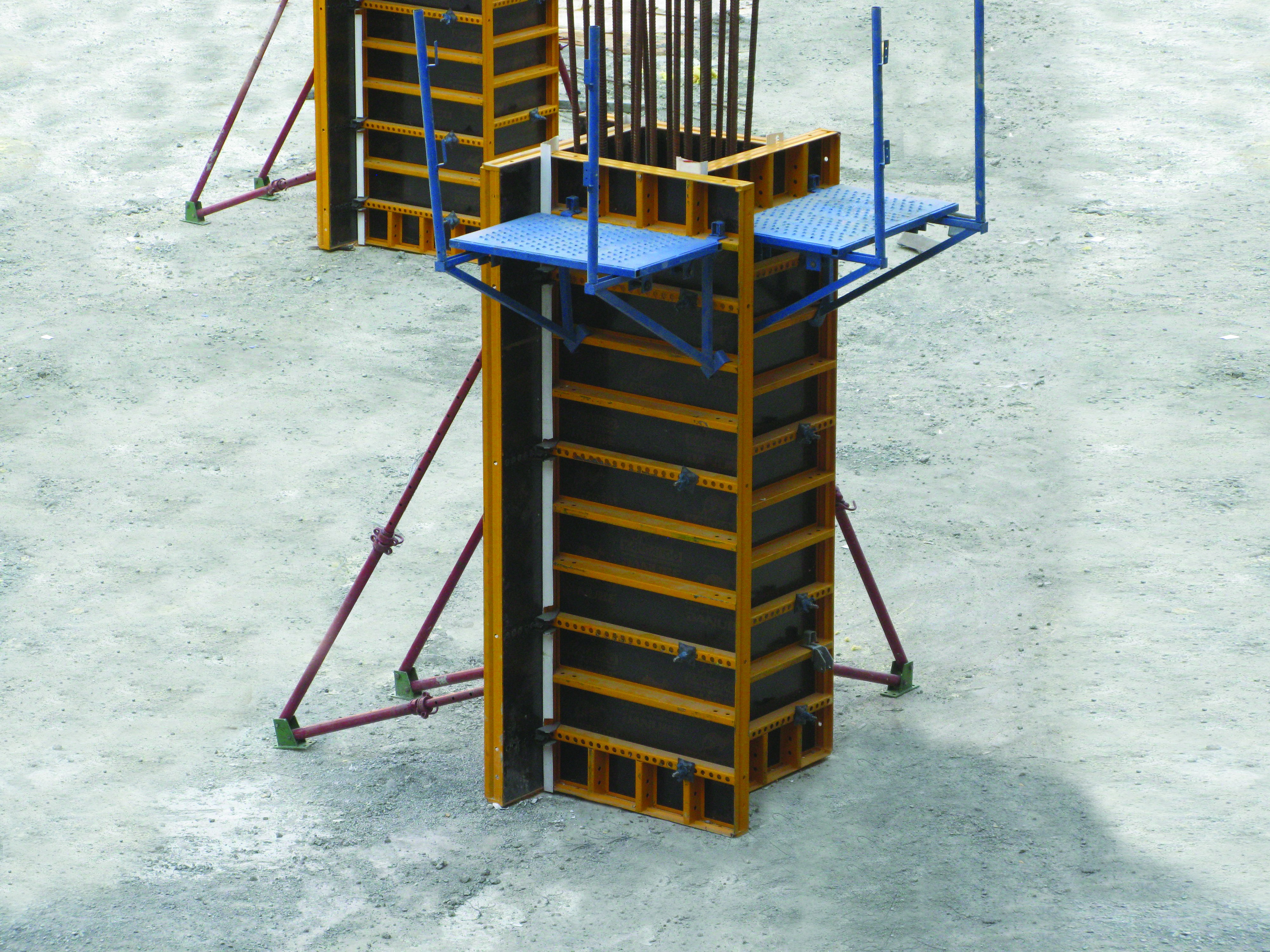 تصویر  سیستم قالب بندی ستونهای مقطع متغیر